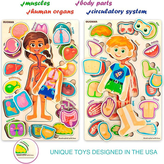 Montessori Puzzles for Toddlers 3-5 - Educational Puzzles for Kids - Image 2