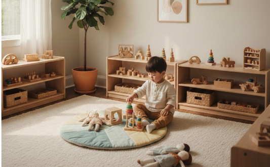 How to Create a Montessori-Inspired Play Space at Home (With Just 5 Key Items)