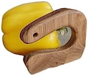 Wooden Safe Knife for Kids, Kids Utensil Montessori Knife, Vegetable and Fruit Chopper, Ash Wood by ANLace+STUDIO