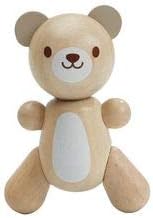 PlanToys® Little Bear Wooden Baby Rattle & Grasping Toy Montessori Infant - Image 4