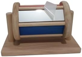 Montessori Spinning Drum, Rainbow Spinning Drum, Wooden Spinning Rainbow Drum, Sensory Development Toys, Montessori Toys, Baby Shower Gift - Image 3