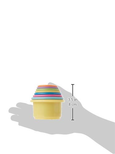 The First Years Stack & Count Stacking Cups - Colorful Baby Stacking Water Toys Set - Stackable Cups for Learning - Baby Bath Toys - Toddler Water Table Toys - 8 Count - Image 8