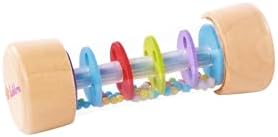 Eichhorn 100003491 music set rattle consisting of rainmaker and chestnut set, colourful music toy made from 100% FSC certified beech wood, from 2 years - Image 4