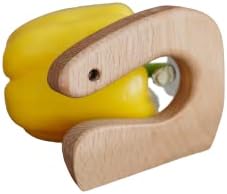 Toddler Wooden Kids Safe Knife, Children's Montessori Utensil Knife, Vegetable and Fruit Chopper, Beech Wood by ANLace+STUDIO