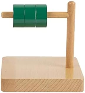 Adena Montessori Discs on Horizontal Dowel Montessori Toys for 12-18 Months Baby by AdenaMontessori