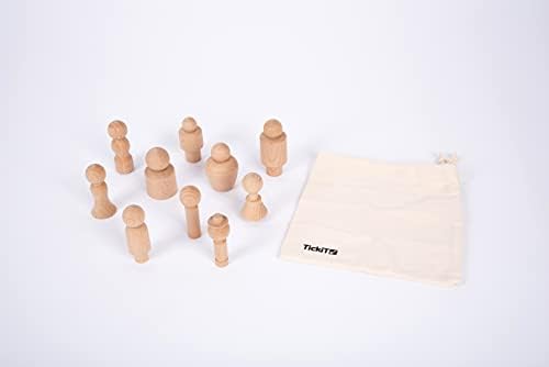 tickit Wooden Community Figures, Set of 10, for Ages 18m+ - Image 2