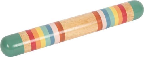 Small Foot Rainmaker Safari Wooden Rhythm Instrument, Sensory Toy and Rattle for Children from 12 Months, 12319 by SmallFootWoodenToys