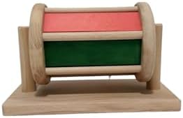 Montessori Spinning Drum, Rainbow Spinning Drum, Wooden Spinning Rainbow Drum, Sensory Development Toys, Montessori Toys, Baby Shower Gift - Image 5