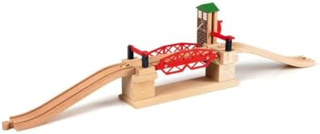 BRIO World Lifting Bridge - Moveable Wooden Train Accessory - FSC-Certified - Compatible with All BRIO Railway Sets - Includes 1 Lift & 2 Tracks - Creative Fun & Development - Kids Ages 3 & Up - Image 4