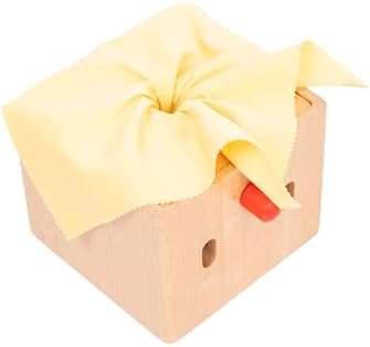 Adena Montessori Baby Full Wood Tissue Box Infant Toys for 6-12 Months Baby - Image 6