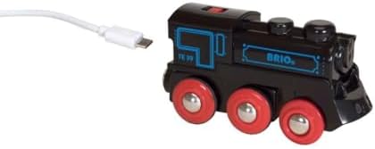 BRIO World - 33599 Rechargeable Engine | Battery-Powered Toy Train for Kids Aged 3+ - Image 3