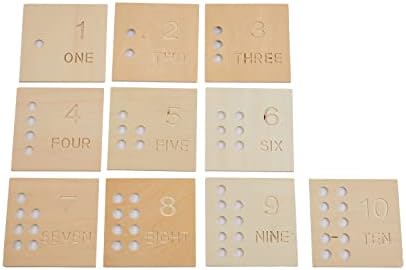 Adena Montessori Toys Wooden Counting Peg Game - Learn to Count 1-10 with Numerals, Peg Drop Box & Tumbling Pegs - Educational Toddler Toy for Early Math Skills Development (Small Counting Pegs Board) - Image 6