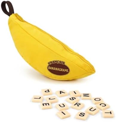 Bananagrams Tile Game, French Edition, 144 Letter Tiles by BANANAGRAMS