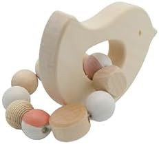 goki Baby 65336 Wooden Grasping Toy in Bird Shape for Babies - Made in Germany, Pink, Girls, Natural Motor Skills Toy to Promote Gripping Reflex, from Birth - Image 7