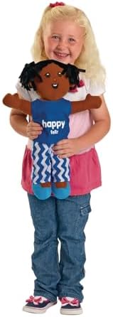 Excellerations 18" Bilingual Emotions Plush Baby Dolls, Set of 4 | Multi-Ethnic. 4 Common Expressions, Social Emotional Learning, Calm Down Corner Supplies, Play Therapy, Preschool Must Haves - Image 4