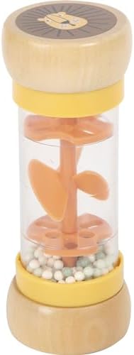Small Foot Rainmaker Rattle Safari, Fascinating Wooden Sensory Toy, for Kids Aged 6+ Months Old, 12458 by SmallFootWoodenToys