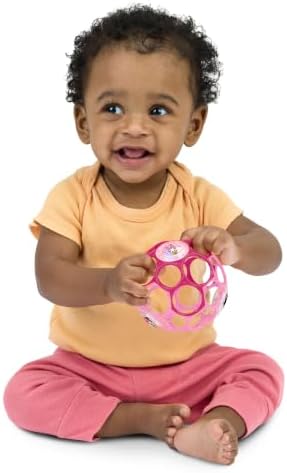 Disney Baby Minnie Mouse Oball Easy Grasp Rattle Along Buddy Infant Toy in Pink, Age Newborn and up - Image 4