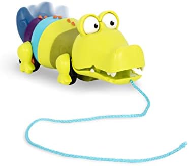 B. toys Pull Along Toy, Waggle-A-Longs Snappity Scott Crocodile Toy by Btoys