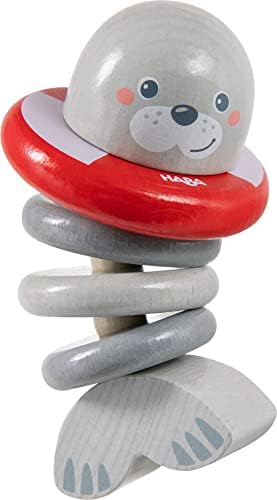 HABA 306691 - Rattle Figure Seal, Grasping Toy from 6 Months, Made in Germany - Image 5