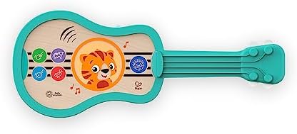 Baby Einstein Sing & Strum Magic Touch Ukulele Wooden Musical Toy, Ages 6 Months+, Multicolored by BabyEinstein