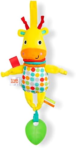 Bright Starts Pull, Play & Boogie Musical Activity Toy for Stroller - Giraffe - Unisex, Newborn + by BrightStarts