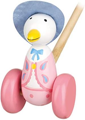 Orange Tree Toys Jemima Puddle-Duck Push Along | Hand Painted Colorful Wooden Toy for Toddlers Age 12m+, Sustainably Made, Perfect for Encouraging First Steps and Developing Key Motor Skills - Image 6