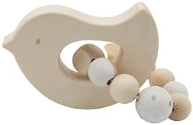 goki Baby 65336 Wooden Grasping Toy in Bird Shape for Babies - Made in Germany, Pink, Girls, Natural Motor Skills Toy to Promote Gripping Reflex, from Birth - Image 5