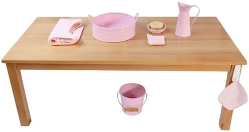 Montessori Practical Life Cleaning Set, Toddler Washing Work Kit, Fine Motor Skills Development,Pink - Image 3