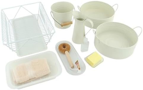 Montessori Kitchen Cleaning Tableware Set, Early Childhood Cleaning Practice Materials by Unknown