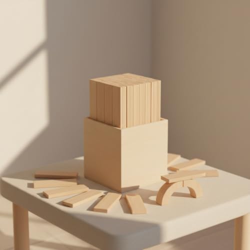 Milageto 120 Pieces Flat Wooden s, Style to 2, Color to 2 - Image 5