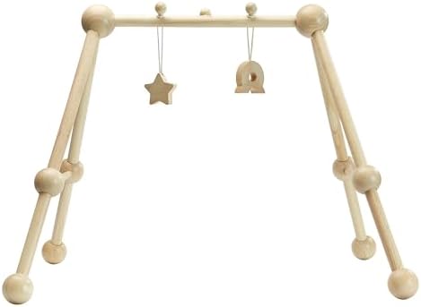 PlanToys® Wooden Baby Gym Montessori Activity Center Kids A-Frame Design by PlanToys