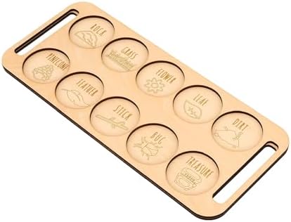 Karlak Wooden Outdoor Exploration Board Fun Educational Toy for Camping Hiking 26x11cm Plywood Nature Scavenger Game by Unknown