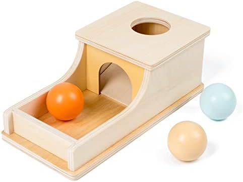Busy edition Montessori Toys for Babies 6-12 Months Object Permanence Box Wooden Ball Drop Toy Play for 6 Month 1 2 3 Year Old Toddlers Infant Early Age Toy - Image 2