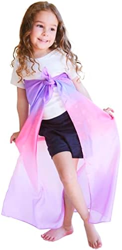 Sarah's Silks Enchanted Playsilk, 100% Silk Scarves for Kids and Toddlers, Sensory Toys | Bright Square Scarves, Montessori Waldorf Toys for Imaginative and Pretend Play - Blossom by SarahsSilks