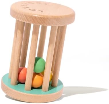 Lovevery, Montessori Rolling Rattle, Baby Rattle Starting at 12 Weeks by Unknown