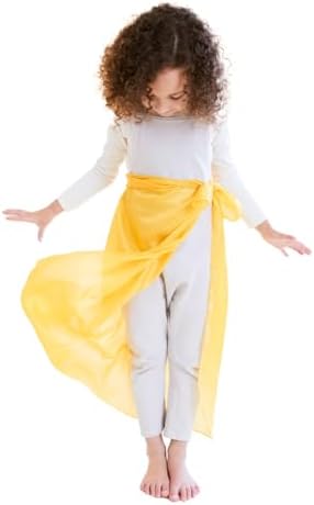 Sarah's Silks Playsilk - 100% Real Silk, Hand Dyed, Bright Colored Play Scarves | Montessori and Waldorf Toys for Dress up, Imaginative, and Pretend Play (35" x 35") by SarahsSilks