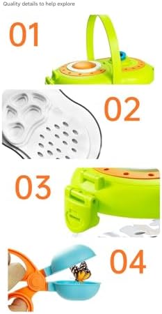 Exploration Set for Little Adventurers Includes Observation Box Handy Scooper Catcher and LED Light LED Light Outdoor Discovery - Image 4