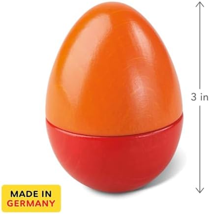 HABA Fun with Sounds Wooden Eggs - 5 Acoustic Sounds, Made in Germany, Kids Musical Instruments, Toddler Sensory Toys Montessori Toys for 2 yrs+ - Image 4