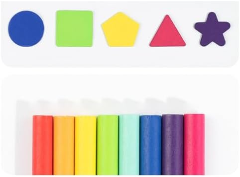 Wooden Play Set Object Permanence Box Shape Sorter Gifts Shape Sorting and - Image 3