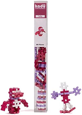 KADÜ 80 Piece Taffy Set Kids Age 5+ Building Block STEM Interlocking Toy - Image 2
