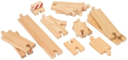 BRIO World - 33394 Starter Track Pack | 13Piece Wooden Train Tracks for Kids Ages 3 & Up - Image 4