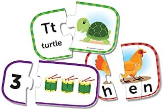 Learning Resources Preschool Puzzle Cards, ABCs, Counting & 3-Letter Words, Ages 3+ - Image 4