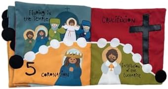 Rosary Quiet Book for Babies and Toddlers - Explore the Mysteries of the Rosary Through Play - Interactive Faith-Based Sensory Learning - Ideal for Family Prayer and Baptism Gifts - Image 6