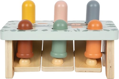 small Foot Safari 12740 Knocking Game Made of FSC 100% Certified Wood, Robust Motor Skills Toy with Hammer and Wooden Rods, for Children from 12 Months - Image 4
