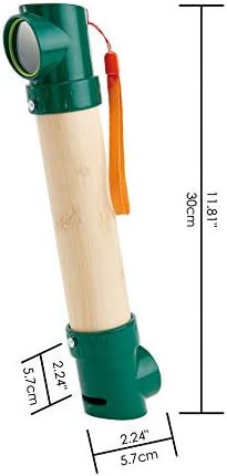 Hape Hide &-Seek Periscope| Bamboo & Plant Plastic Periscope for Hide &-Seek & Spy Games for Children Ages 5 & Up, Green (E5569) - Image 5