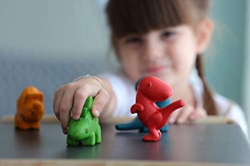 PlanToys® Wooden Triceratops Dinosaur Figurine, Montessori Kids Play Toy - Image 3