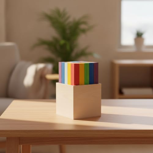 Milageto 120 Pieces Flat Wooden s, Style to 2, Color to 2 - Image 4