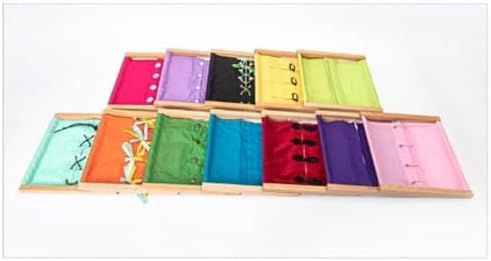 Montessori Wooden Dressing Frame, Practical Life Aids - Image 3