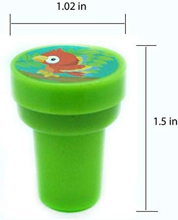 TINYMILLS 24 Pcs Rainforest Animals Assorted Stamps for Kids Self Ink Stamps Animal Birthday Party, Animals Party Favors, Goody Bag Filler Treats, Classroom Rewards Carnival Prizes