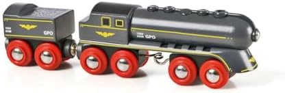 BRIO World - 33697 Speedy Bullet Train - Engaging 2-Piece Wooden Toy Train Set | Ideal for Kids Age 3+ | Enhances Motor Skills | Compatible Railway Toys | FSC Certified Materials by Unknown